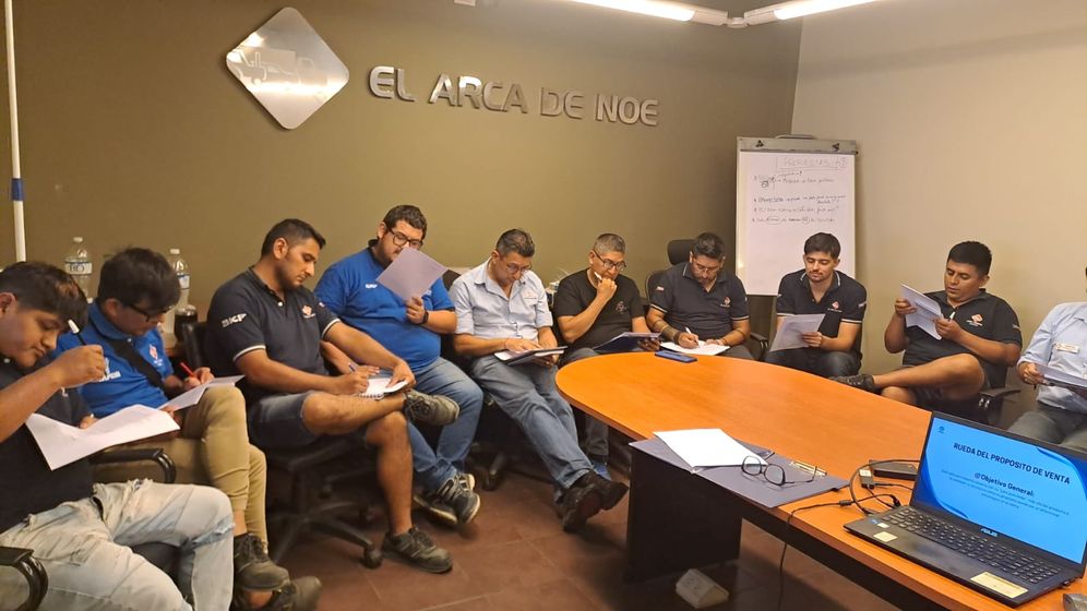 Taller de ventas con el equipo de El Arca de Noé